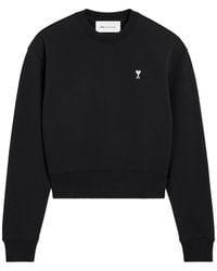 Ami Paris - Sudadera De Algodón Con Ami De Coeur - Lyst