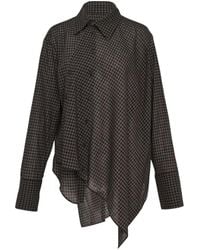 Yohji Yamamoto - Check-Pattern Shirt - Lyst