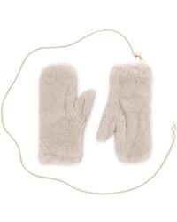 Max Mara - Brushed-Knit Gloves - Lyst