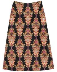 La DoubleJ - Floral Skirt - Lyst