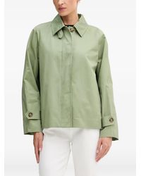 Benetton - Button-Fastening Raglan-Sleeve Coat - Lyst