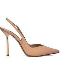 Le Silla - Pointed Sling Back Heeled Pumps - Lyst