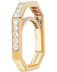 Goshwara - Diamond Square-Band Ring - Lyst