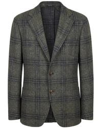 Sartorio Napoli - Blazer Rena Droit À Carreaux - Lyst