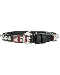 Prada - Studded Buckle Belt - Lyst