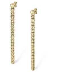 Desmo - Pendientes Infinity Con Cuentas - Lyst