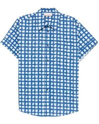 iBlues - Check-Pattern Short-Sleeve Shirt - Lyst