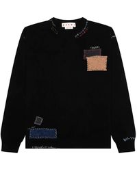 Marni - Pullover mit Patch-Detail - Lyst