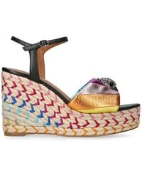 Kurt Geiger - Kensington Espadrilles Mit Metallic-Garn 105Mm - Lyst