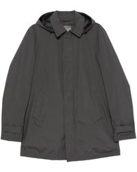 Herno - Hooded Button-Up Jacket - Lyst