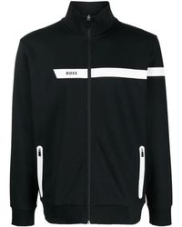 BOSS - ジップアップ スウェットシャツ - Lyst