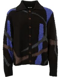 KHOKI - Buttoned Patterned Cardigan - Lyst