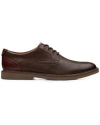 Clarks - Radcliff Low Leather Derby Shoes - Lyst