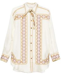 Zimmermann - Luna Retro Shirt - Lyst
