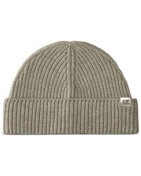 C.P. Company - Ribbed-Wool Beanie Hat - Lyst