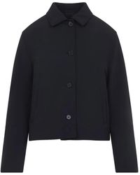 Jil Sander - Button-Up Collared Jacket - Lyst
