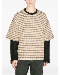 Song For The Mute - Double-Layered Sweater - Lyst