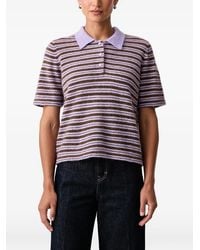 Mos Mosh - Mmmilvi Striped Polo Shirt - Lyst