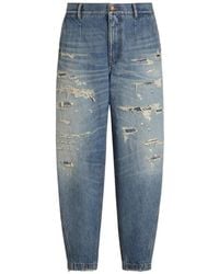 Dolce & Gabbana - Denim Trousers - Lyst