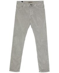 Hand Picked - Pantalones con cierre de botón - Lyst