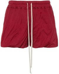 Rick Owens - Side-Slits Jersey Shorts - Lyst