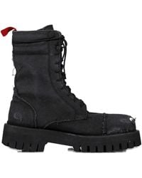 424 - Botas con efecto envejecido - Lyst