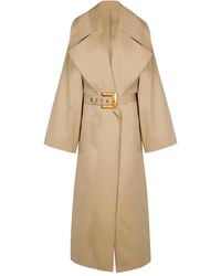 Balmain - Belted Trench Coat - Lyst