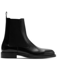 Burberry - Tux Leather Chelsea Boots - Lyst