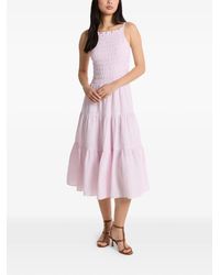 Michael Kors - Smocked Tiered Dress - Lyst