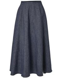 Carolina Herrera - Half-Circle Midi Skirt - Lyst