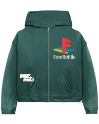 Free Refills - Full Zip Graphic Hoodie - Lyst