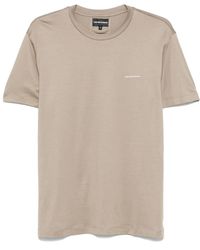 Emporio Armani - T-Shirt mit Logo-Print - Lyst