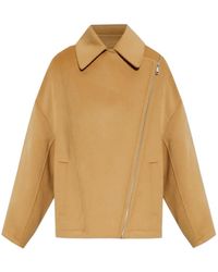 IRO - Jijy Asymmetric-Zip Oversized Jacket - Lyst