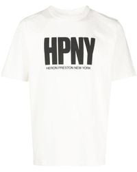 Heron Preston - Camiseta con logo estampado - Lyst