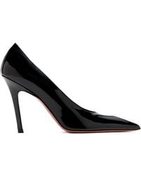 AMINA MUADDI - Christine Patent Pointed Pumps - Lyst