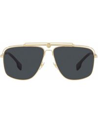 Versace Eyewear Getönte Pilotenbrille - Grau
