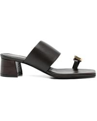 DONNARì - Square-Toe Sandals - Lyst