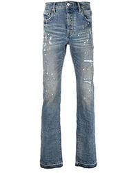 Purple Brand - Paint-Splatter Print Jeans - Lyst