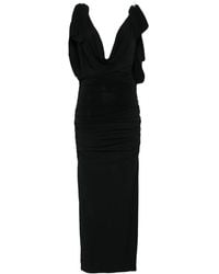 The Attico - Maxi-Jurk Met Ruches - Lyst