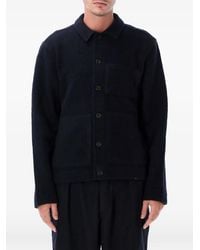 Universal Works - Button-Up Patch-Pocket Coat - Lyst