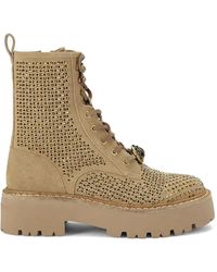 Kurt Geiger - Chelsea Perforated Boots - Lyst