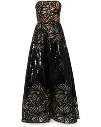 Elie Saab - Besticktes Maxikleid - Lyst