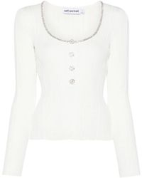 Self-Portrait - Diamond Top - Lyst