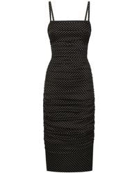 Dolce & Gabbana - Midi-Jurk Met Stippen - Lyst