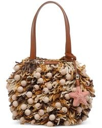 Aquazzura - ポンポン クラッチバッグ - Lyst