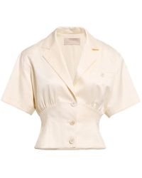 Elie Saab - Chaqueta Con Cintura Fruncida - Lyst