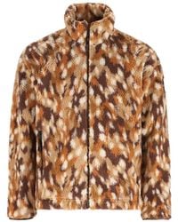 Napapijri - Fleece-Texture Zip-Up Jacket - Lyst