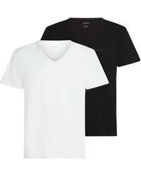 KARL LAGERFELD - Logo-Print Lounge T-Shirt (Set Of Two) - Lyst