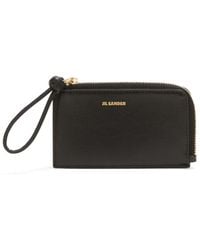 Jil Sander - Woman Black Wallet J07 UI0003 - Lyst