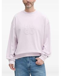 HUGO - Sweat À Logo Appliqué - Lyst